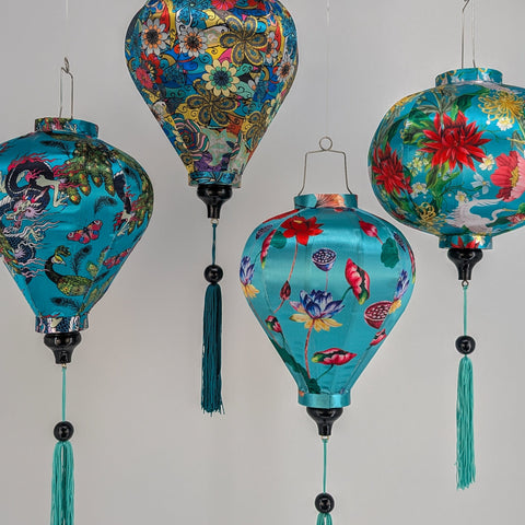 Teal Lanterns