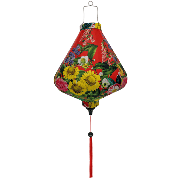 Teardrop shape Vietnamese lantern.