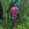 Ballon shaped traditional Vietnamese lantern with a smooth silk finish, ideal for gifts or indoor and outdoor decoration.
