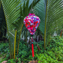 Ballon shaped traditional Vietnamese lantern with a smooth silk finish, ideal for gifts or indoor and outdoor decoration.
