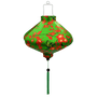 UFO shape Vietnamese silk lantern.
