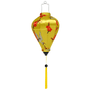 Balloon shape Vietnamese Lantern hand made in Hoi An with yellow tassel.