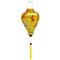 Balloon shape Vietnamese Lantern hand made in Hoi An with yellow tassel.