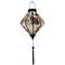 Glowing Lozenge shaped Vietnamese Lantern.