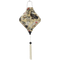Lozenge shaped Vietnamese Lantern with white tassel.