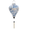 Balloon shape Vietnamese silk lantern with white fabric and blue bonsai tree print bring a serene and tranquil feel, making it a great piece for any room.  Perfect for your space, this Hoi An Lantern is sure to brighten any room.