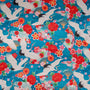 Cranes & Patterns on Teal