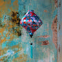 Cranes & Patterns on Teal