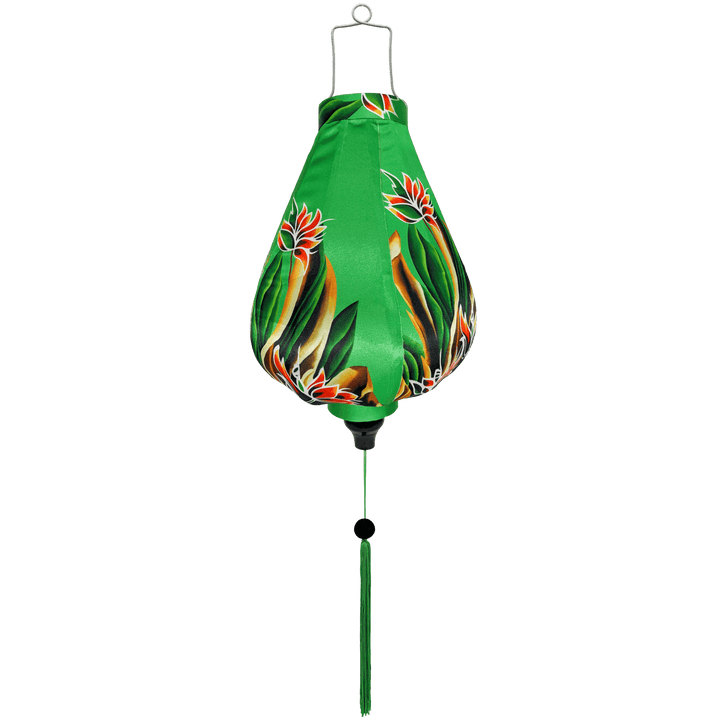 Garlic shaped Vietnamese lantern.