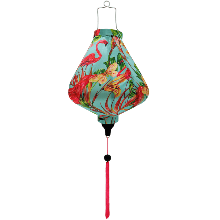 Teardrop shape lantern.
