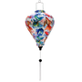 Balloon shaped traditional Vietnamese lantern featuring, perfect for home, balcony, or festive decor.
