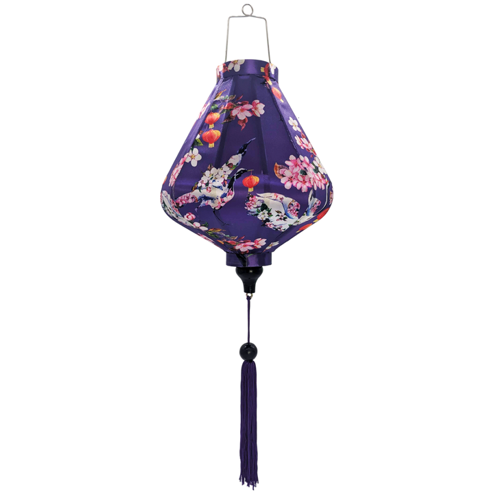 Teardrop shaped traditional Vietnamese Hoi An lantern.