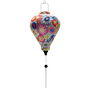Balloon shaped lantern with white tassel.