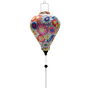 Balloon shaped lantern with white tassel.