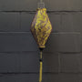 Jacquard Silk Gold & Grey Lantern