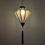Grey Poly Linen Lantern