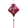 Lozenge shape Vietnamese silk lantern.
