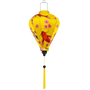 Balloon shaped Vietnamese silk lantern for sale.