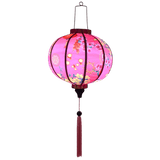 Lanterns & Cranes on Pink UV