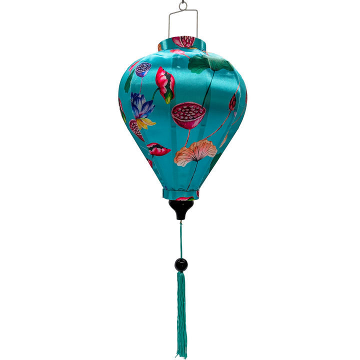 Lotus Flowers Illustration Lantern