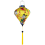Diamond shape Vietnamese silk lantern handmade in Hoi An created for Lunar New Year.