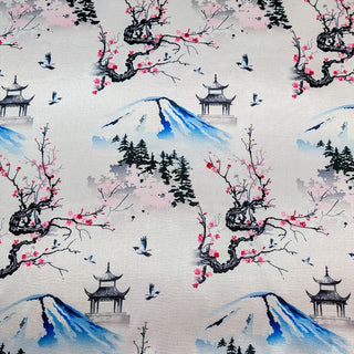 Mountain Blossom Landscape