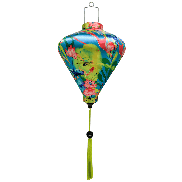 Diamond shape Vietnamese lantern.