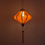 Orange Poly Linen Lantern