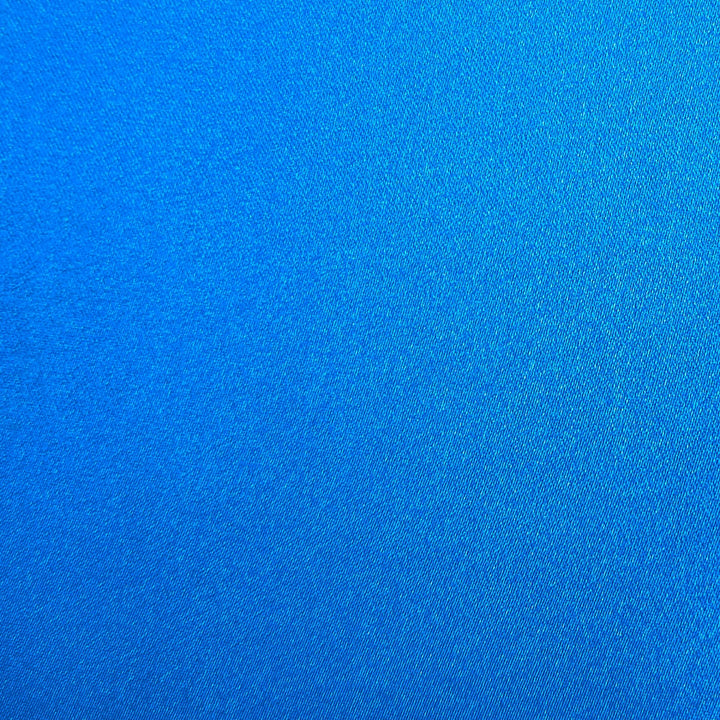 Plain blue polyester silk fabric used to create Vietnamese silk lanterns in Hoi An.
