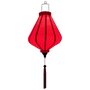 Glowing Plain pink Vietnamese lantern  with pink tassel handmade, lightweight and collapsible, perfect for home decor or special occasions.