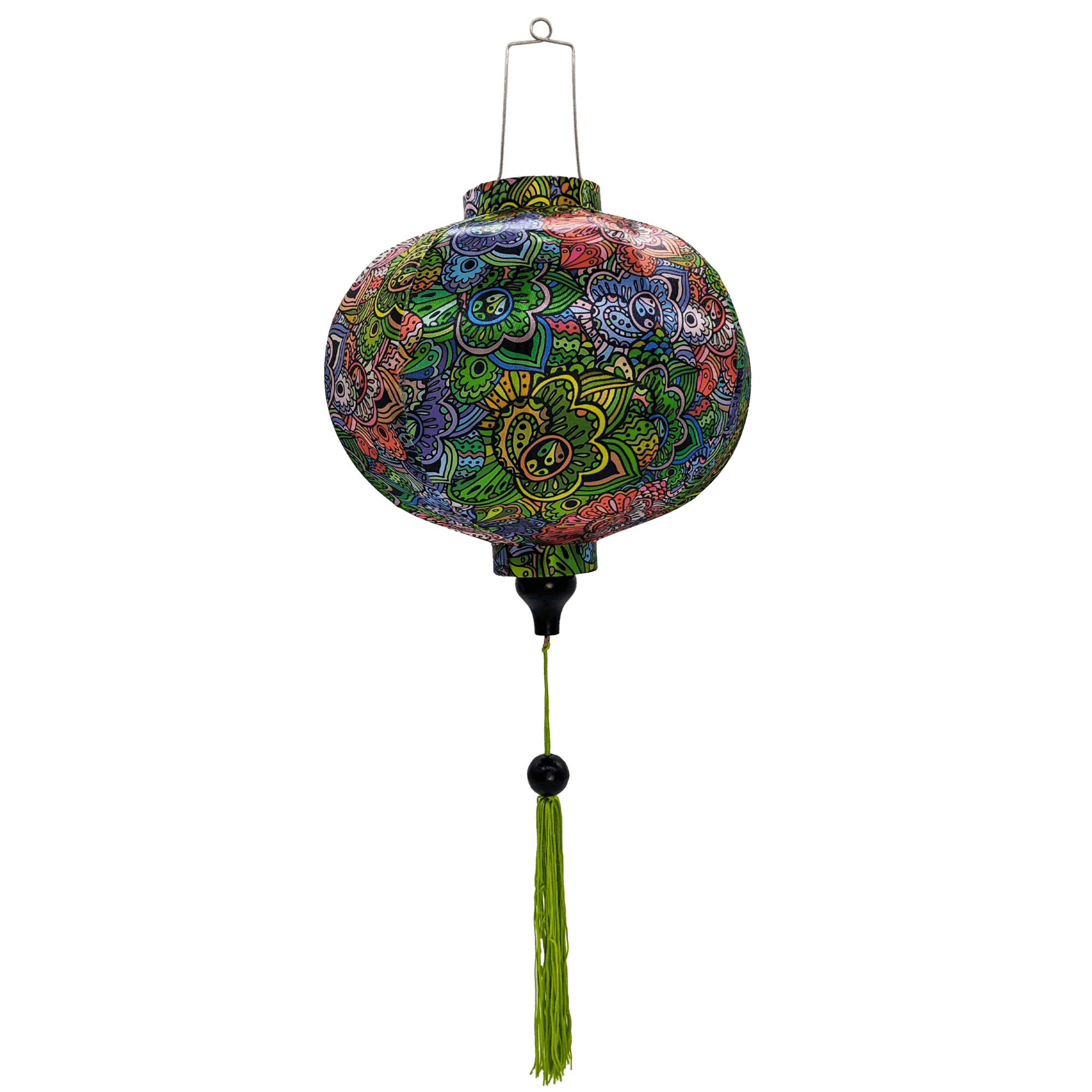 Rainbow Paisley Patterns Lantern – Hoi An Lanterns Online | IN Store