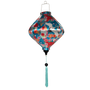 Cranes & Patterns on Teal