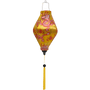 Tube shape lantern with yellow tassel.