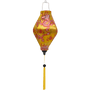 Tube shape lantern with yellow tassel.