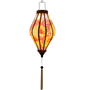 Glowing Tube shaped Vietnamese lantern.