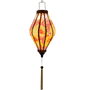 Glowing Tube shaped Vietnamese lantern.