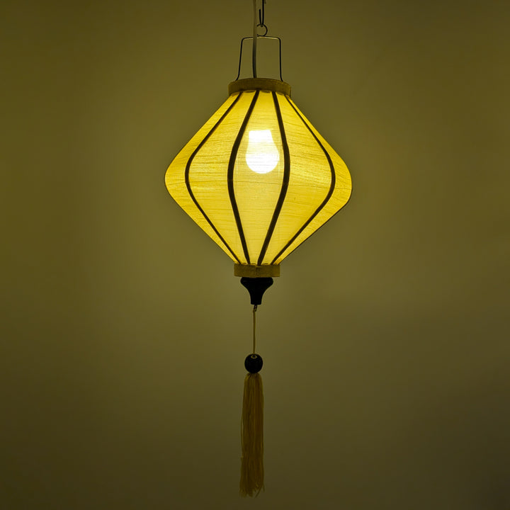 Yellow Poly Linen Lantern