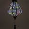 Up close glowing Teardrop shaped Vietnamese Hoi An lantern.