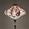 Glowing UFO shape Vietnamese silk lantern handmade in Hoi An.