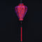 Jacquard Silk Red & Purple Lantern
